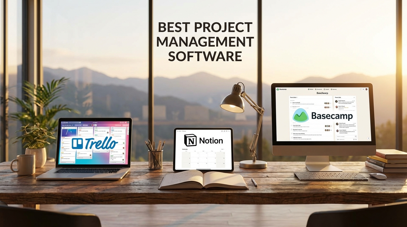 3 Best Project Management Software Recommendations 2026: Trello vs Notion vs Basecamp